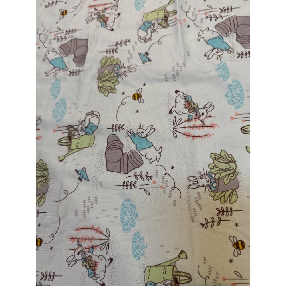 Peter Rabbit Baby Blanket One Size 85% Polyester 15% Spandex 31 x 37"